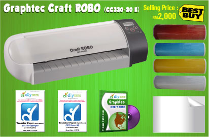 Start T-shirt Printing Business With Graphtec Craft Robo From RM2,000 Graphtec Craft Robo Package
